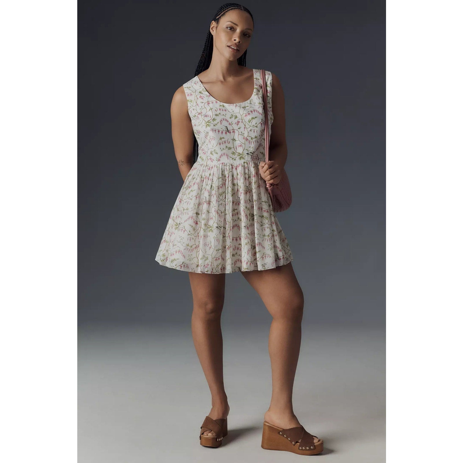 Anthropologie Rachel Antonoff Eliana Sleeveless Babydoll Mini Dress XXL Anthropologie