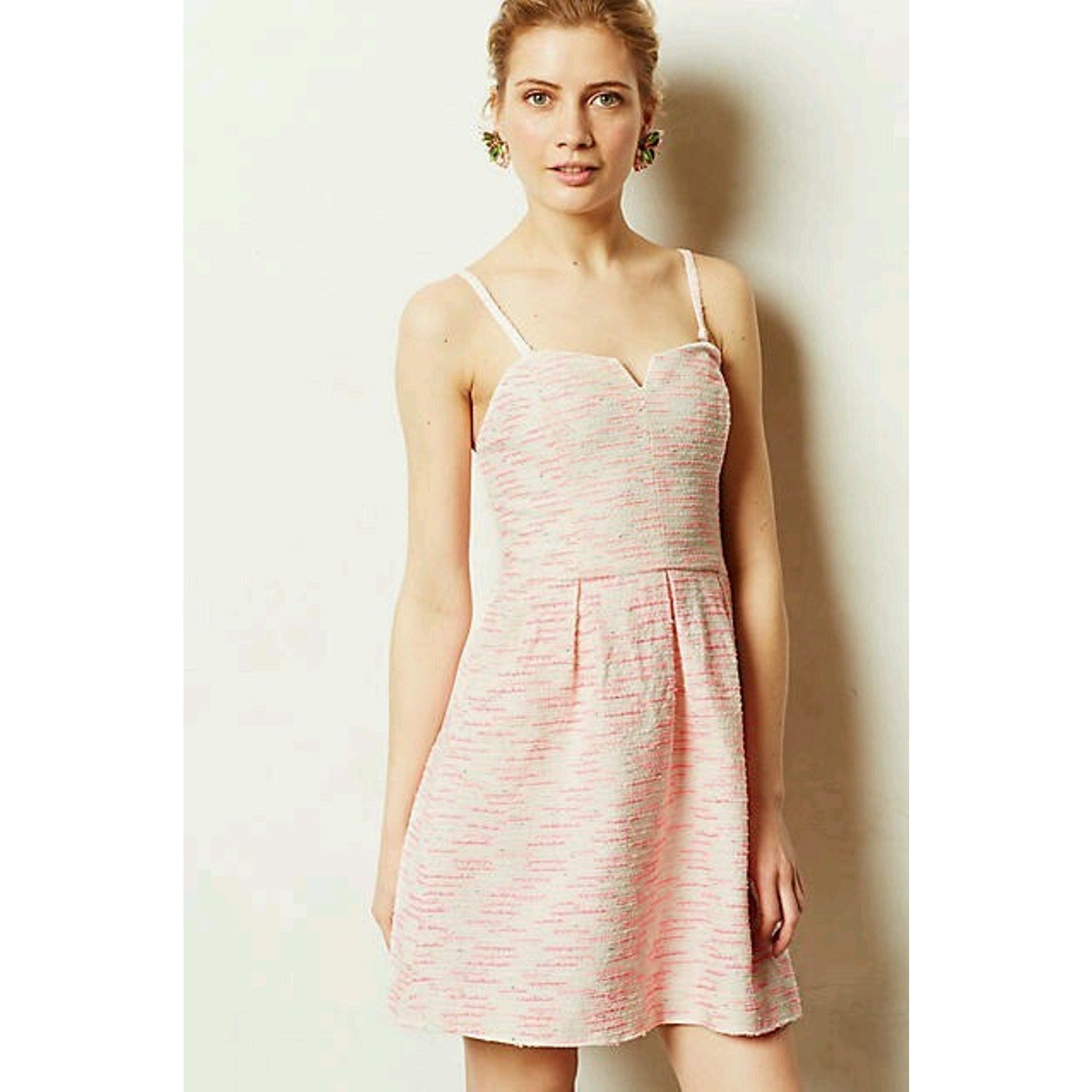 NEW Anthropologie Pasteque Jacquard Mini Dress by Moulinette Soeurs $148 Size 6P