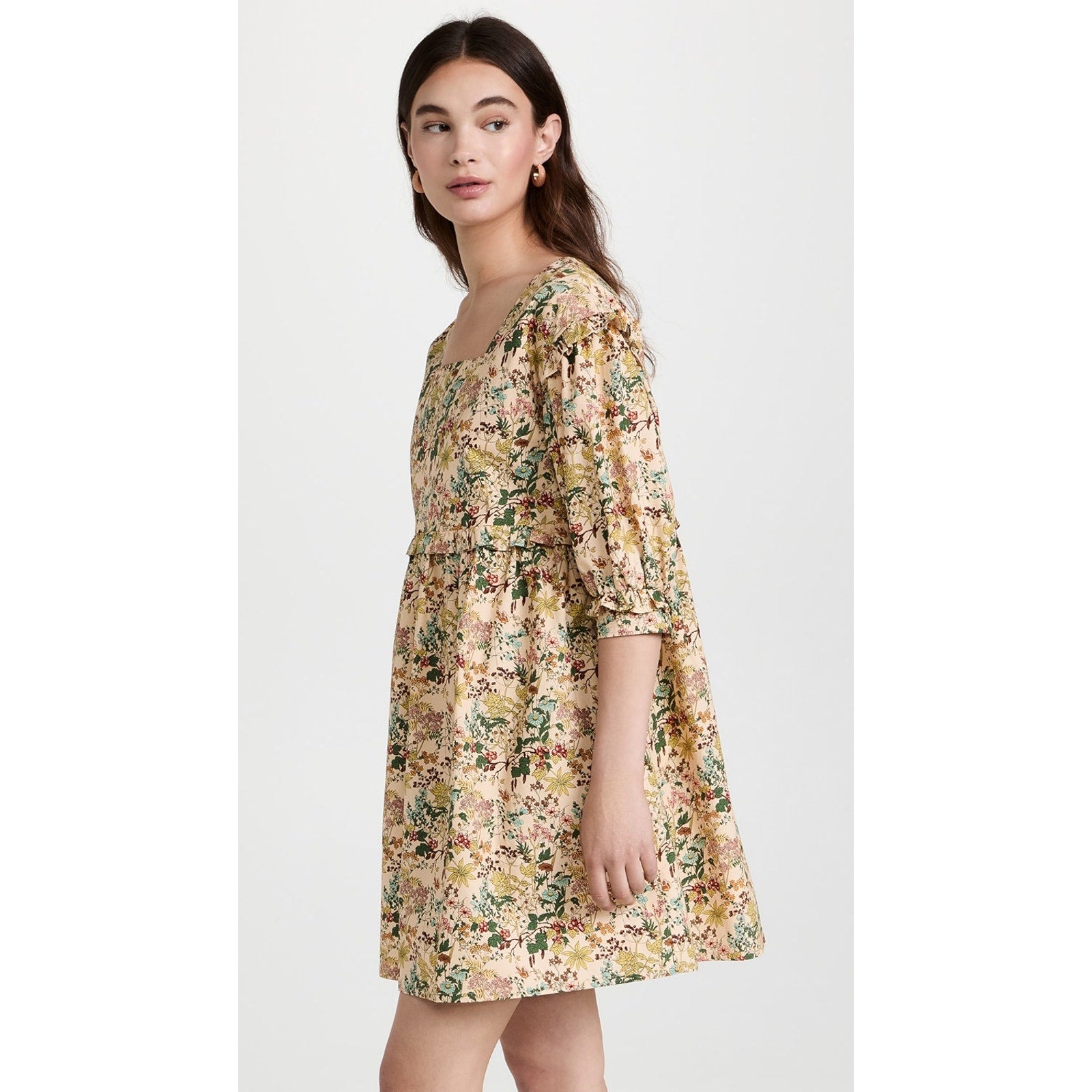 Anthropologie FREE PEOPLE Meadows Daphne Babydoll Dress $242 SIZE 4 (8/10)