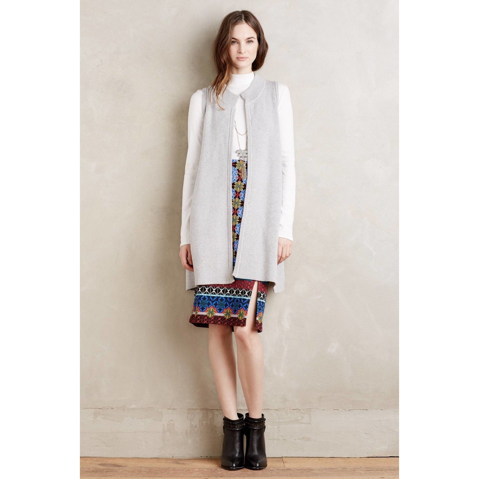 NEW Anthropologie by Maeve Women's Black Tearoom Pencil Skirt Size Small