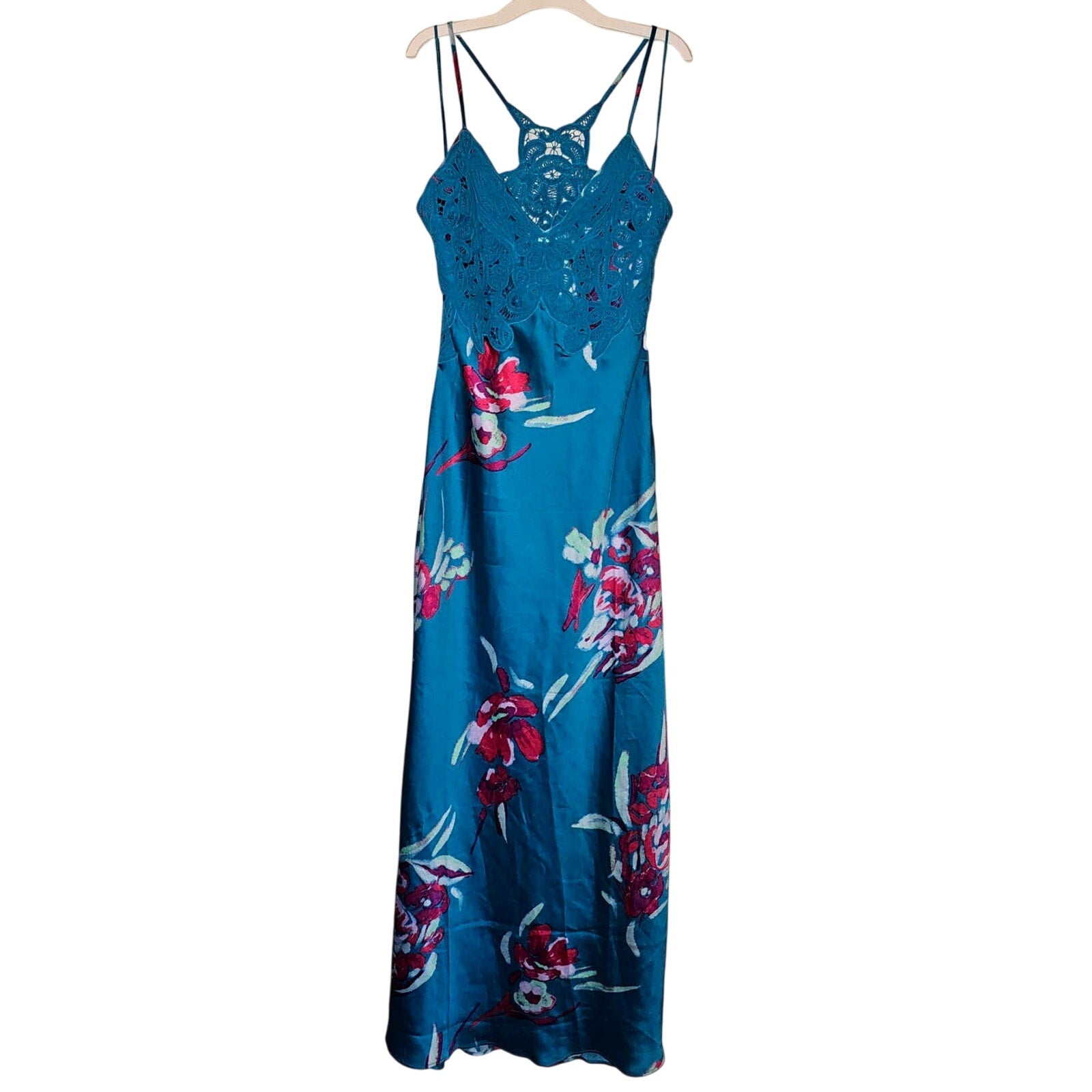 Free People Forever Yours Floral Slip Maxi Dress