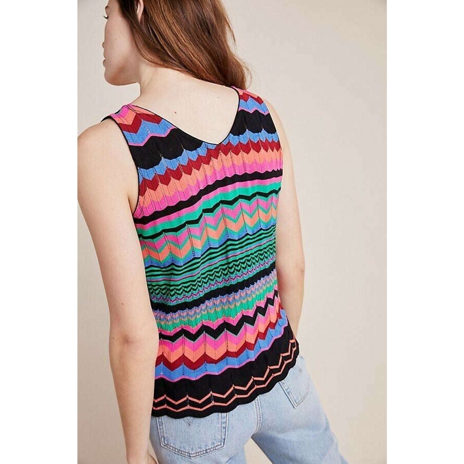 New Anthropologie Chevron Knit Tank by Aldomartins