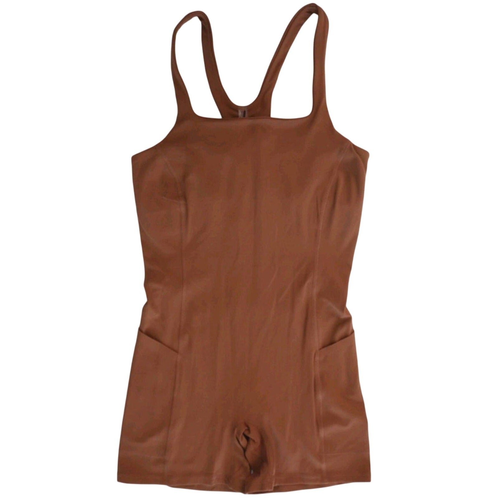 New Free People FP MOVEMENT Never Better Runsie $78 MEDIUM Sequoia Athleticwear
