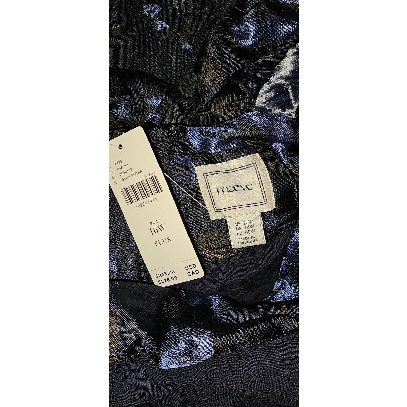 Anthropologie Maeve V-Neck Velvet Jacquard A-Line Midi Dress