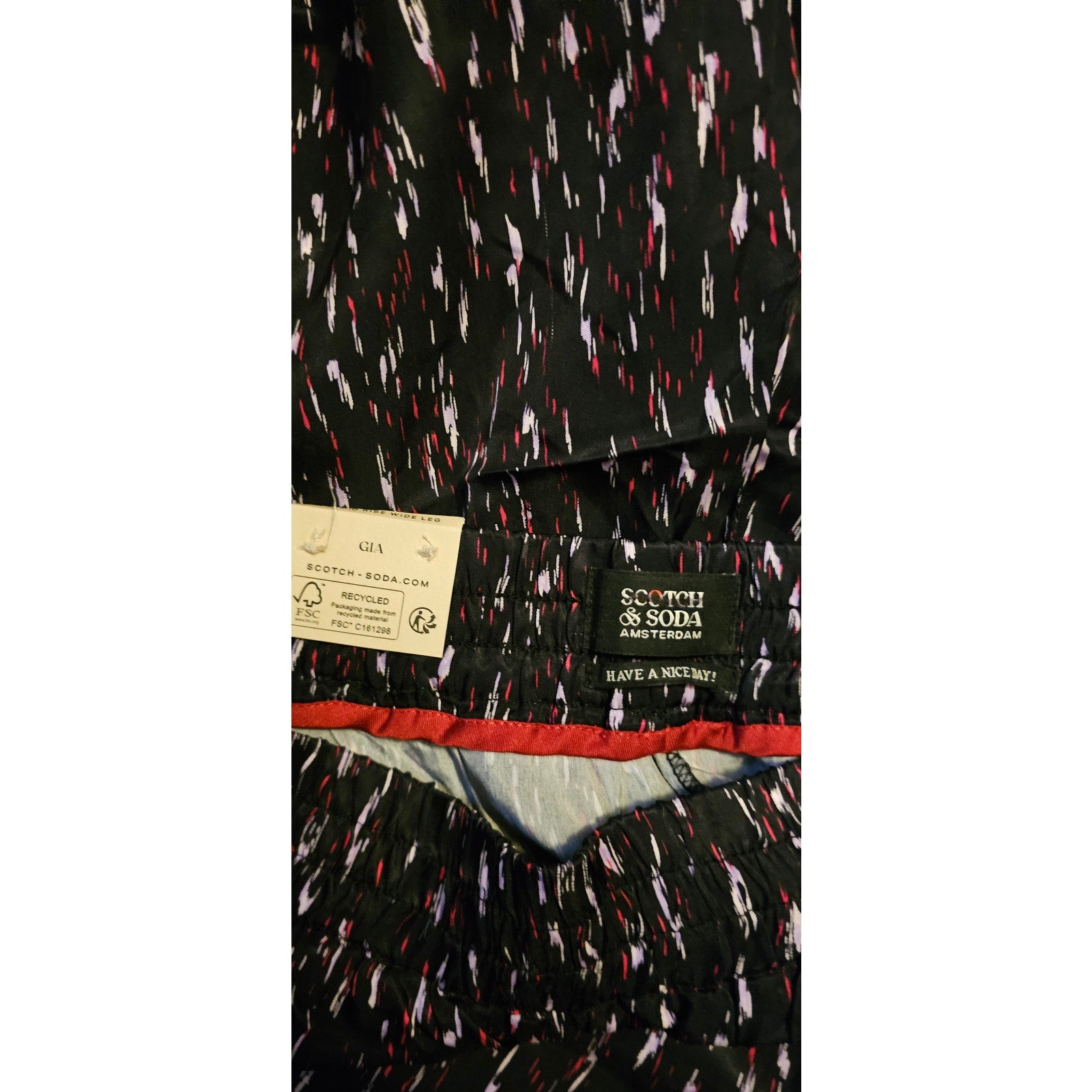 Nwt Anthropologie x Scotch & Soda Gia Wide-Leg Trousers $178 M/30 US 8/10