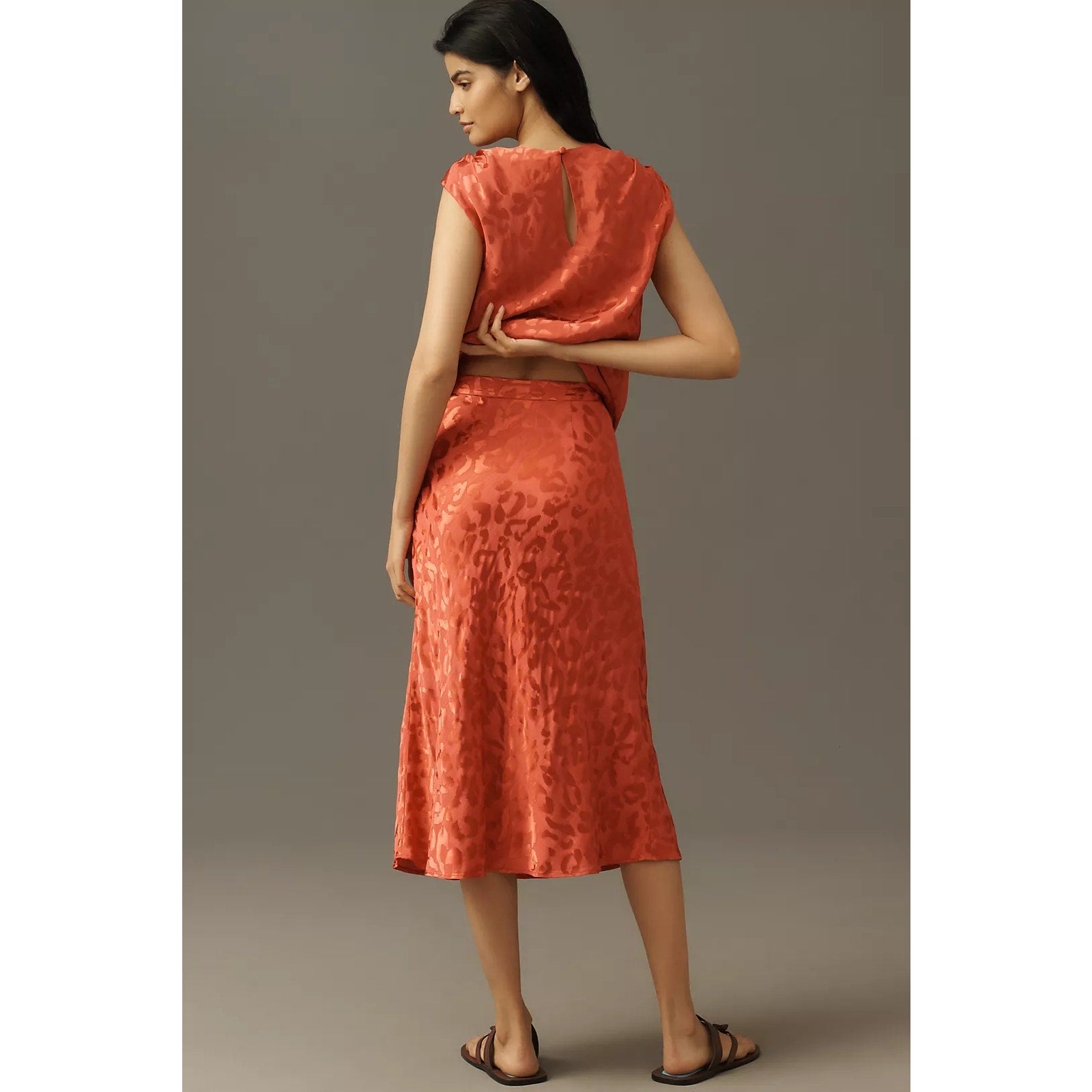 Farm Rio x Anthropologie Printed Asymmetric Tank + Midi Skirt $188 S Anthropologie
