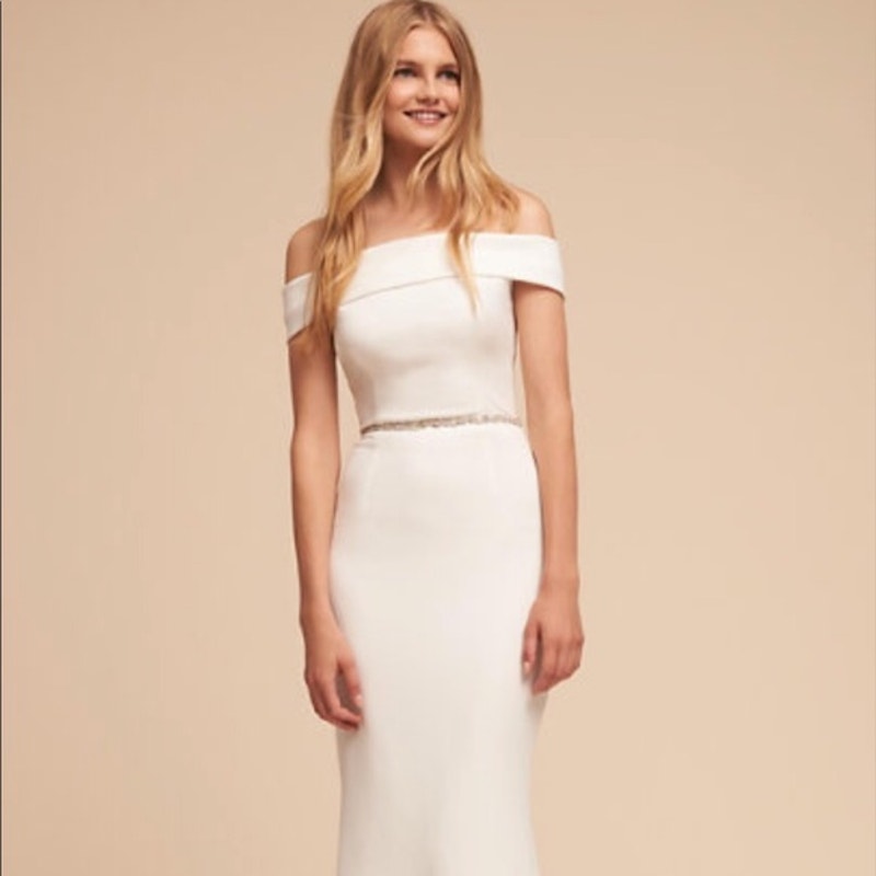 Anthropologie BHLDN Katie May Legacy Dress SIZE 18 Ivory WEDDINGS BHLDN