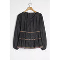 New Anthropologie Tatienne Babydoll Blouse by Tanvi Kedia Size XS Embroidered