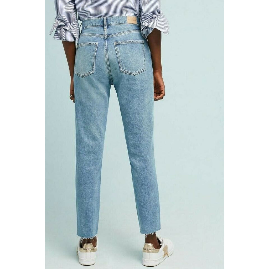 Anthropologie M.i.h Mimi Ultra High-Rise Embroidered Slim Jeans Size 26 Anthropologie
