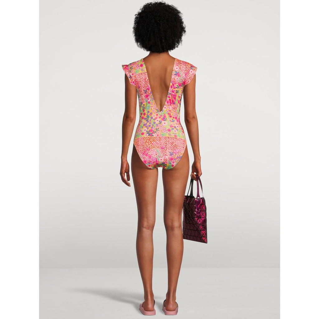 New Free People BETH RICHARDS Sophia One Piece Swimsuit $280 MEDIUM Floral
