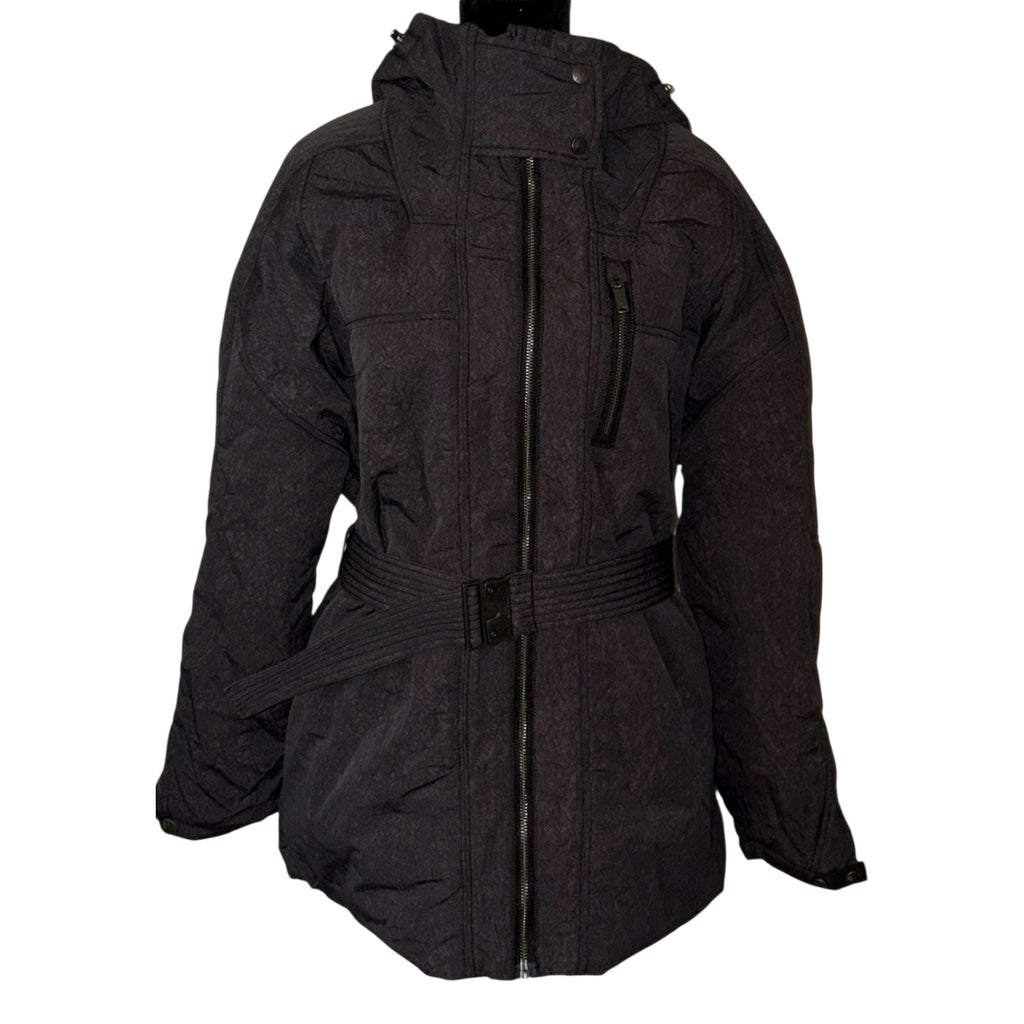 Free People Care Tricked Out Trek Utility Puffer Jacket Belted