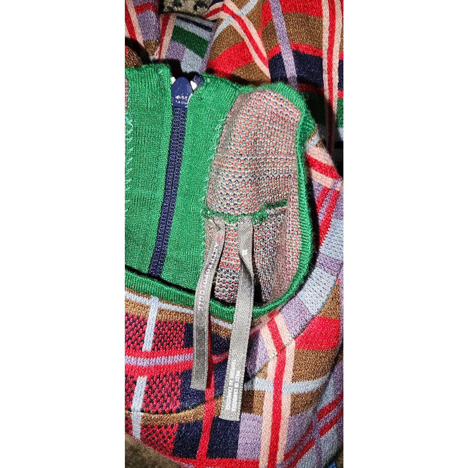 By Anthropologie Mock-Neck Short-Sleeve Mini Shift Dress X-LARGE Multi Plaid Anthropologie