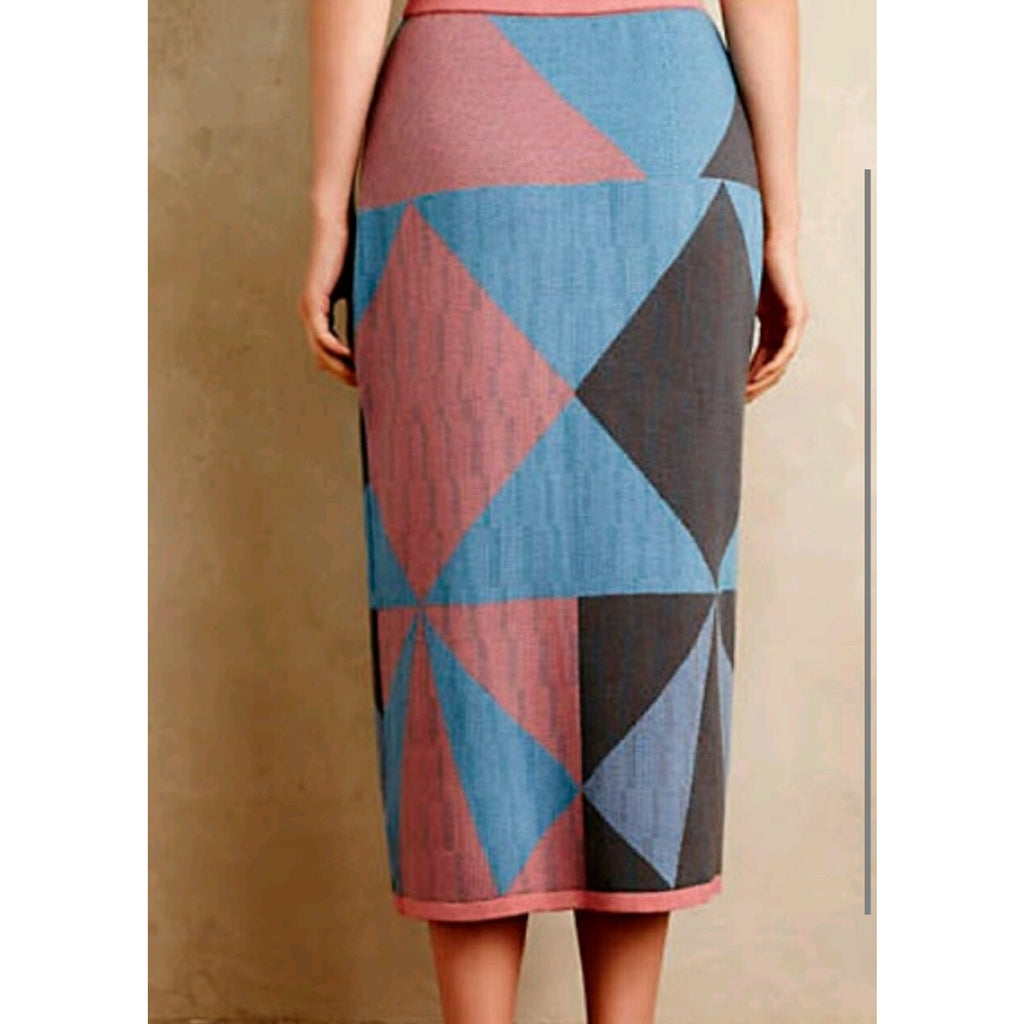 NEW Anthropologie $268 Ekaterina Kukhareva for Made in Kind Pencil Skirt Small