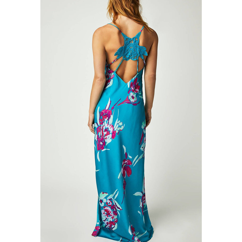 Free People Forever Yours Floral Slip Maxi Dress