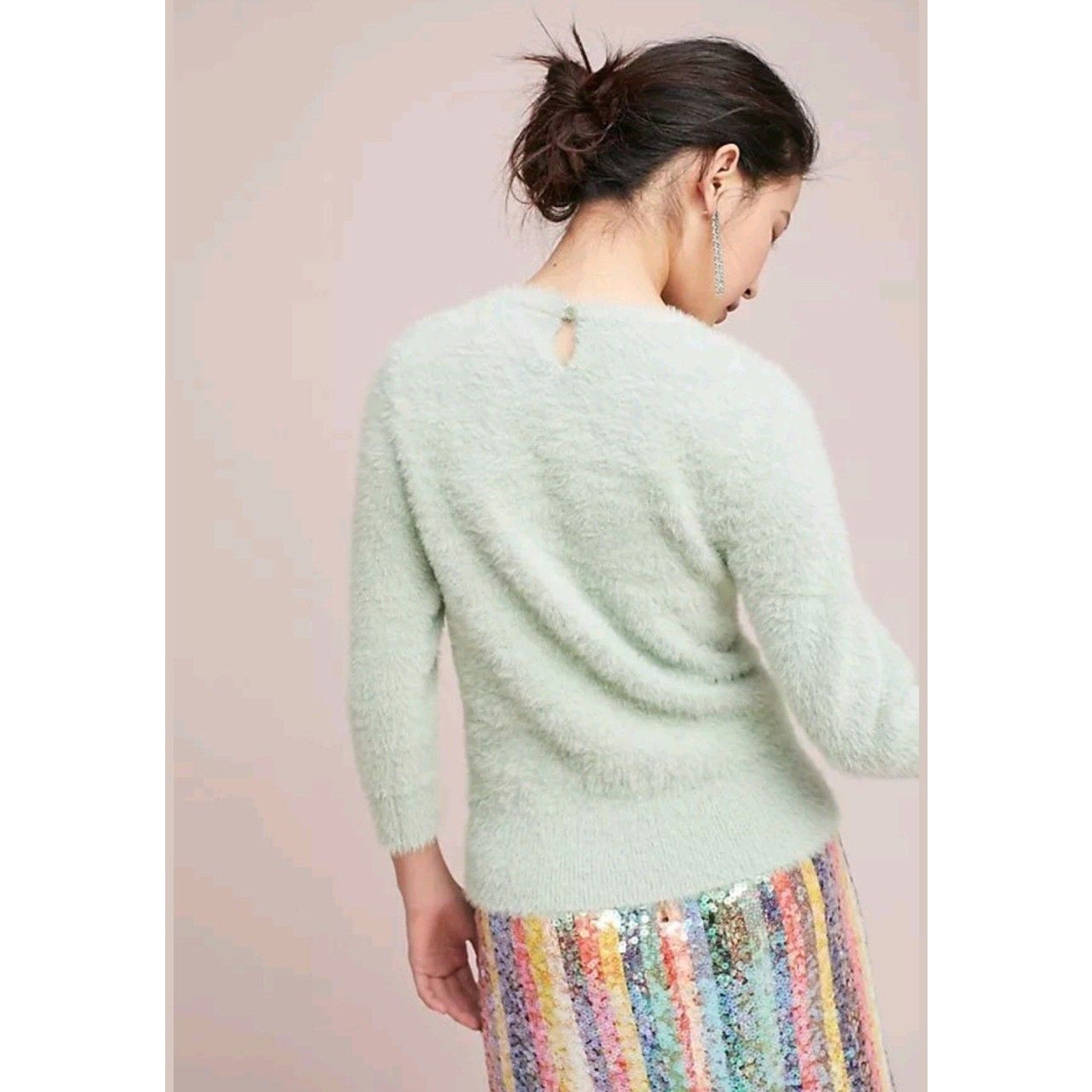 Anthropologie Aubade Fuzzy Pullover Sweater