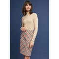 NEW Anthropologie Laura Striped-Jacquard Pencil Skirt By hutch Size 6