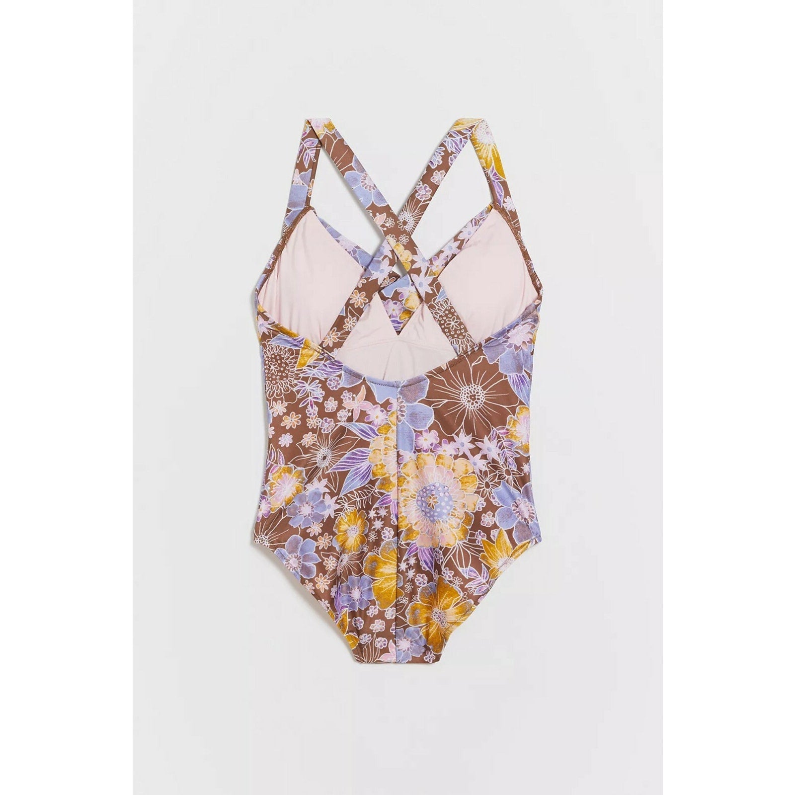 NEW Anthropologie x Alana Gunn Willandra Floral One-Piece Swimsuit Size Small