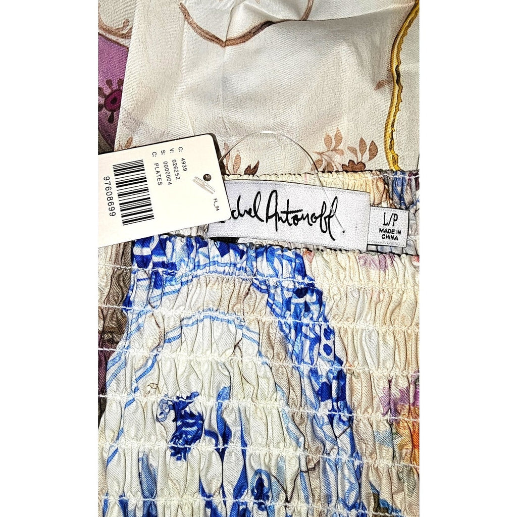 Anthropologie Antonoff Mindy Smocked Midi Dress