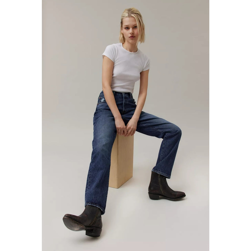 New URBAN OUTFITTERS Levi’s 501 High-Waisted Jeans $98 SIZE 29/30 Blue Relaxed