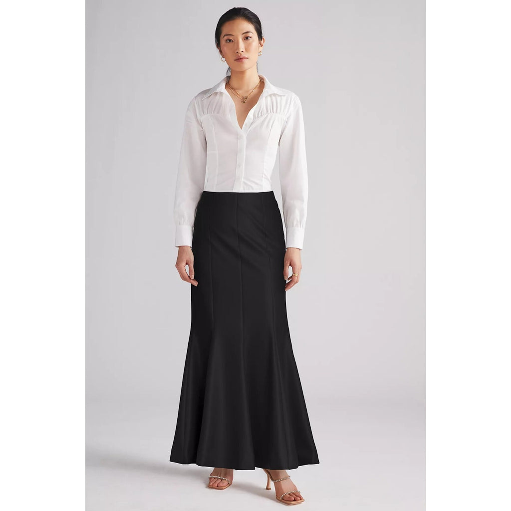 NEW Anthropologie Maeve High-Low Midi Skirt Size 4