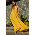 New Free People ENDLESS SUMMER Mckinley Maxi Dress $108 X-SMALL Yellow Boho