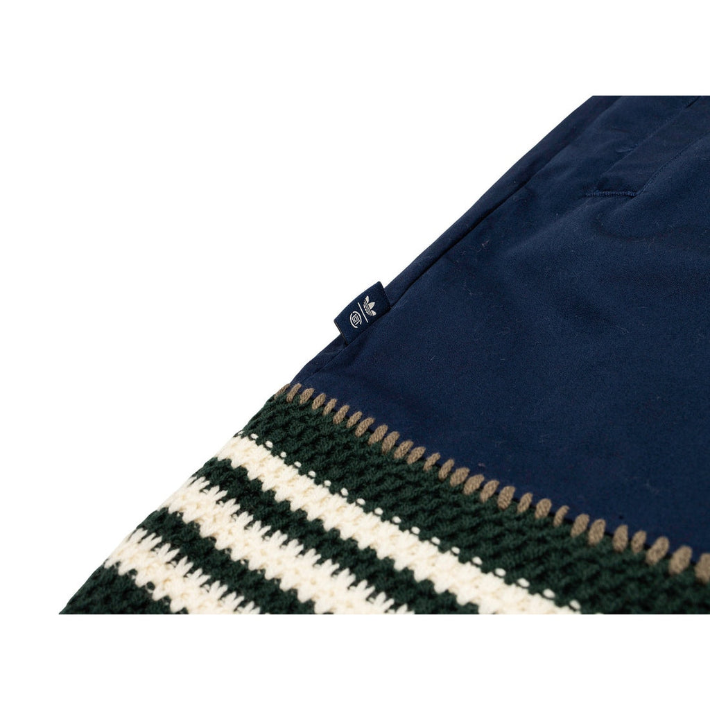 Adidas x Clot Woven Shorts Medium Night Indigo Crochet Trim Unisex adidas