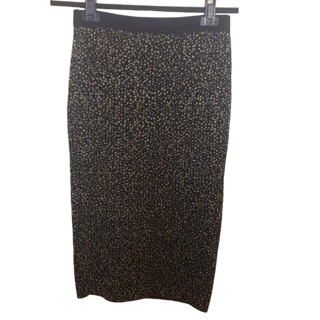 Essentiel Antwerp Fringed Jacquard Pencil Skirt