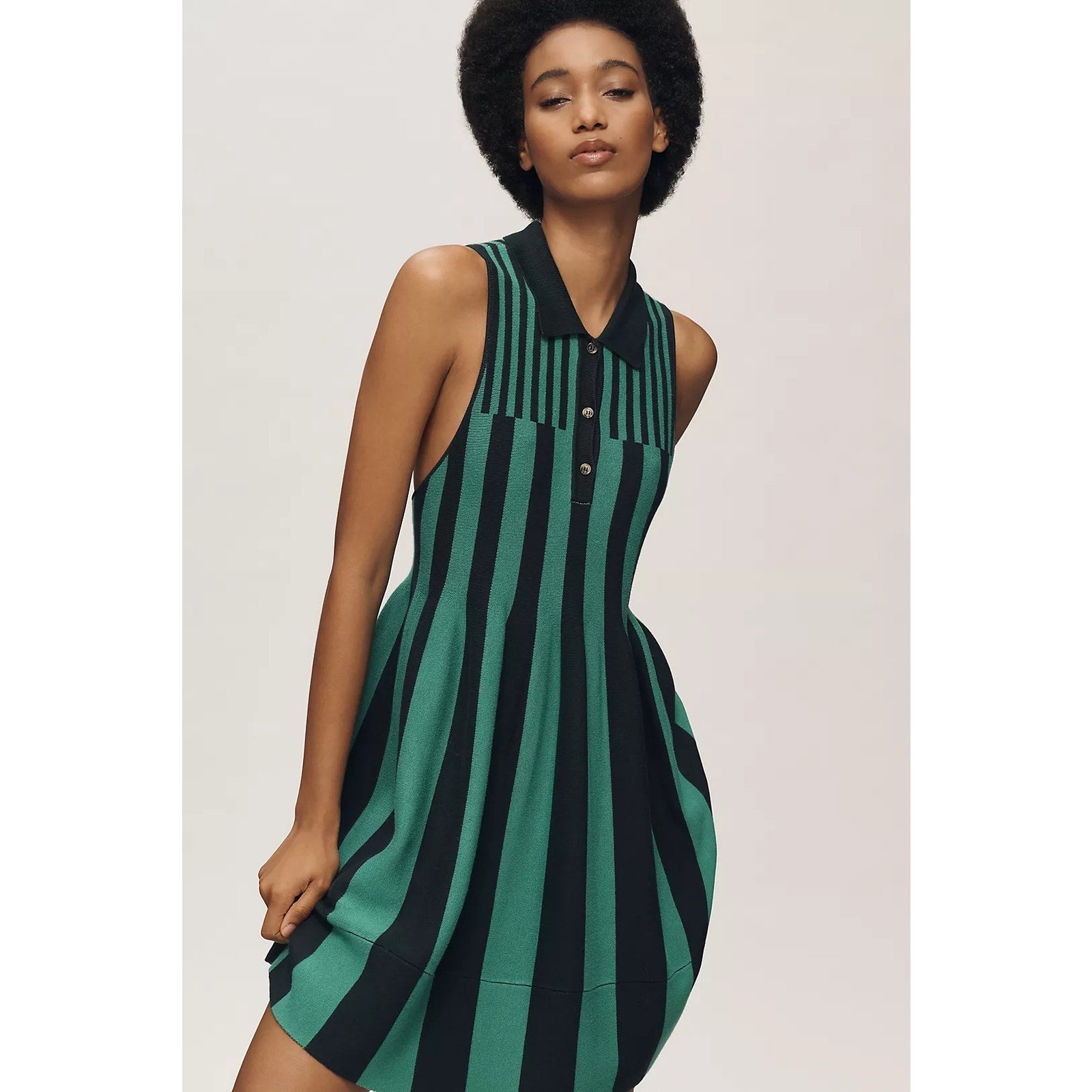 Anthropologie Maeve Sleeveless Knit Mini Swing Dress