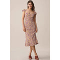 Anthropologie The Cecily Fit & Flare Sweetheart Dress Medium Purple Anthropologie