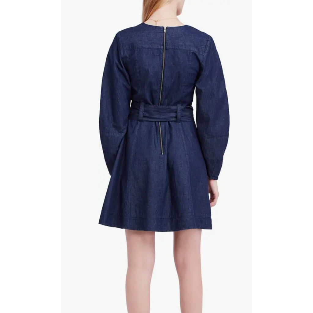 Free People Boho-Chic Karmen Chambray Dress