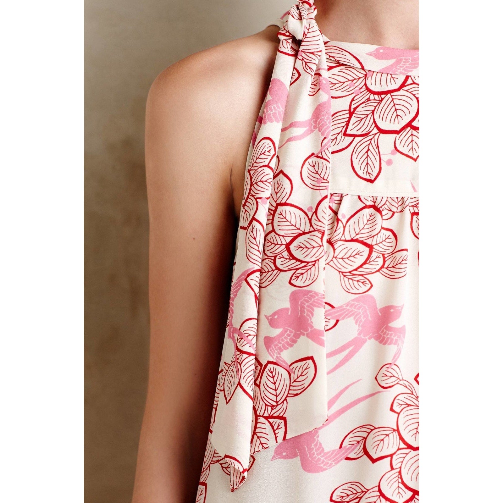 NEW Anthropologie Maeve Women's Pink Elata Floral Tank Size 2