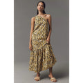 Anthropologie SIMONMILLER Rea One-Shoulder Poplin Maxi Dress LARGE Anthropologie