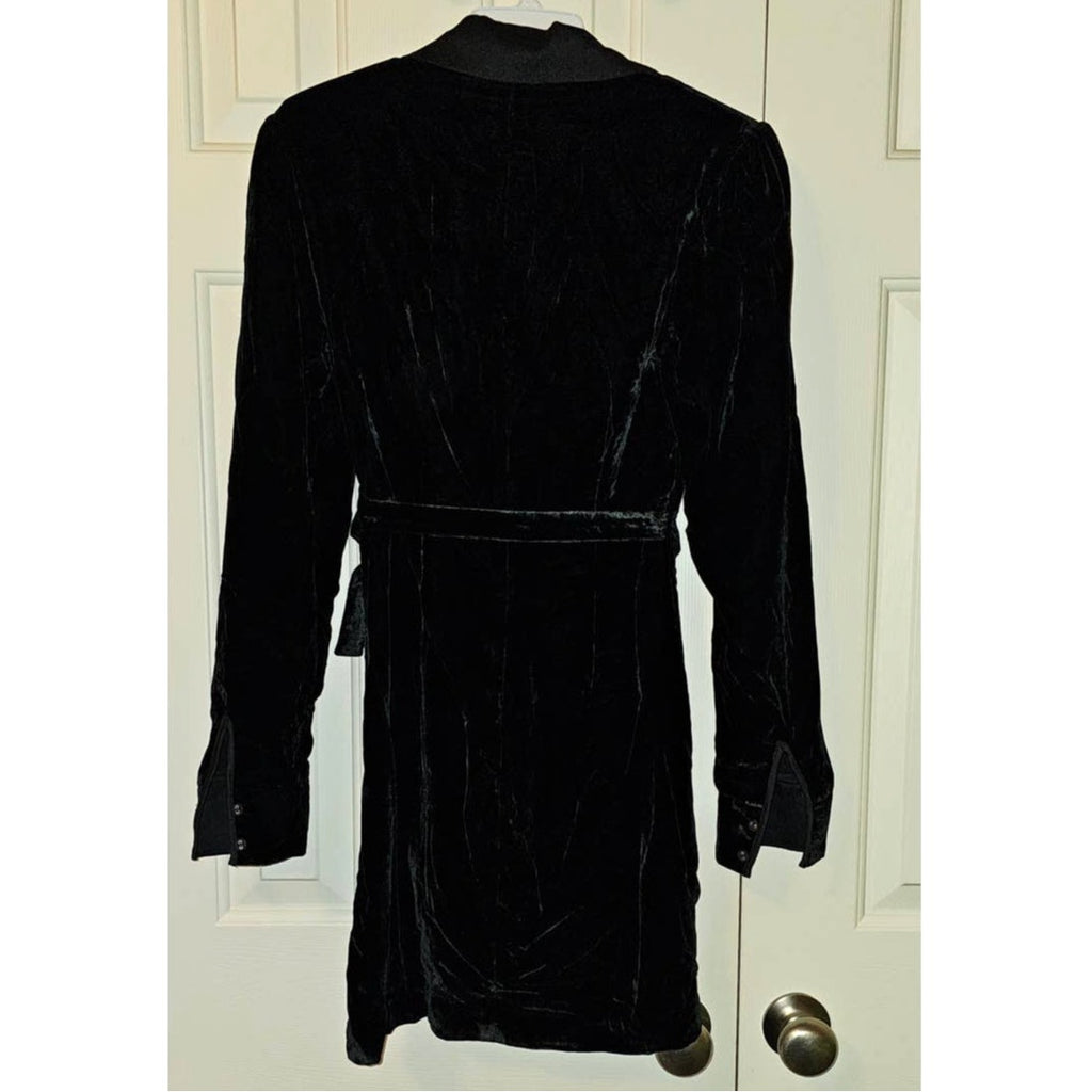 New Anthropologie Favorite Daughter The Dynasty Velvet Mini Dress $328 Sz 2