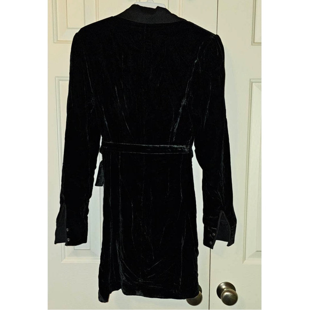 New Anthropologie Favorite Daughter The Dynasty Velvet Mini Dress $328 Sz 2