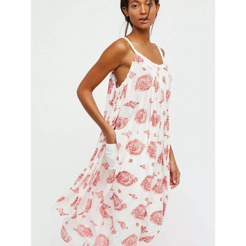 Free People Haveli Paisley Maxi Top