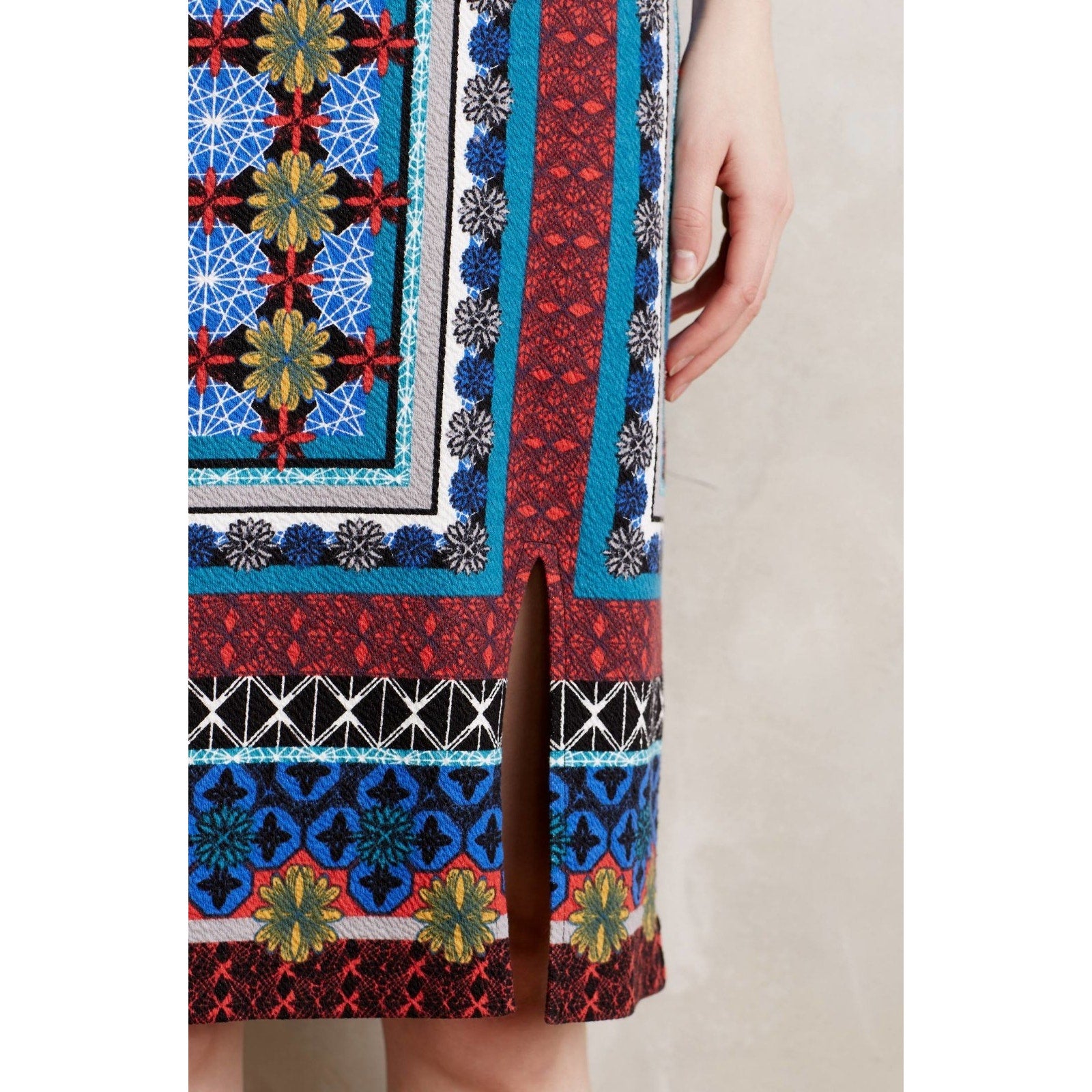 NEW Anthropologie by Maeve Women's Black Tearoom Pencil Skirt Size Small