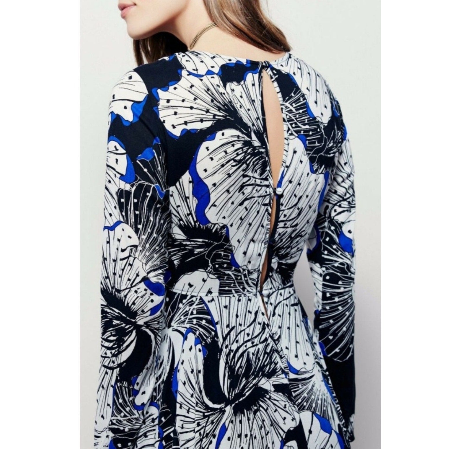 Free People Long-sleeve Maxi Dress