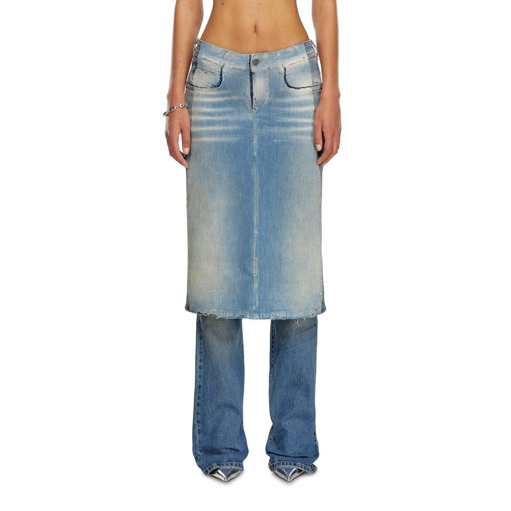 Free People Diesel Skirted Jeans