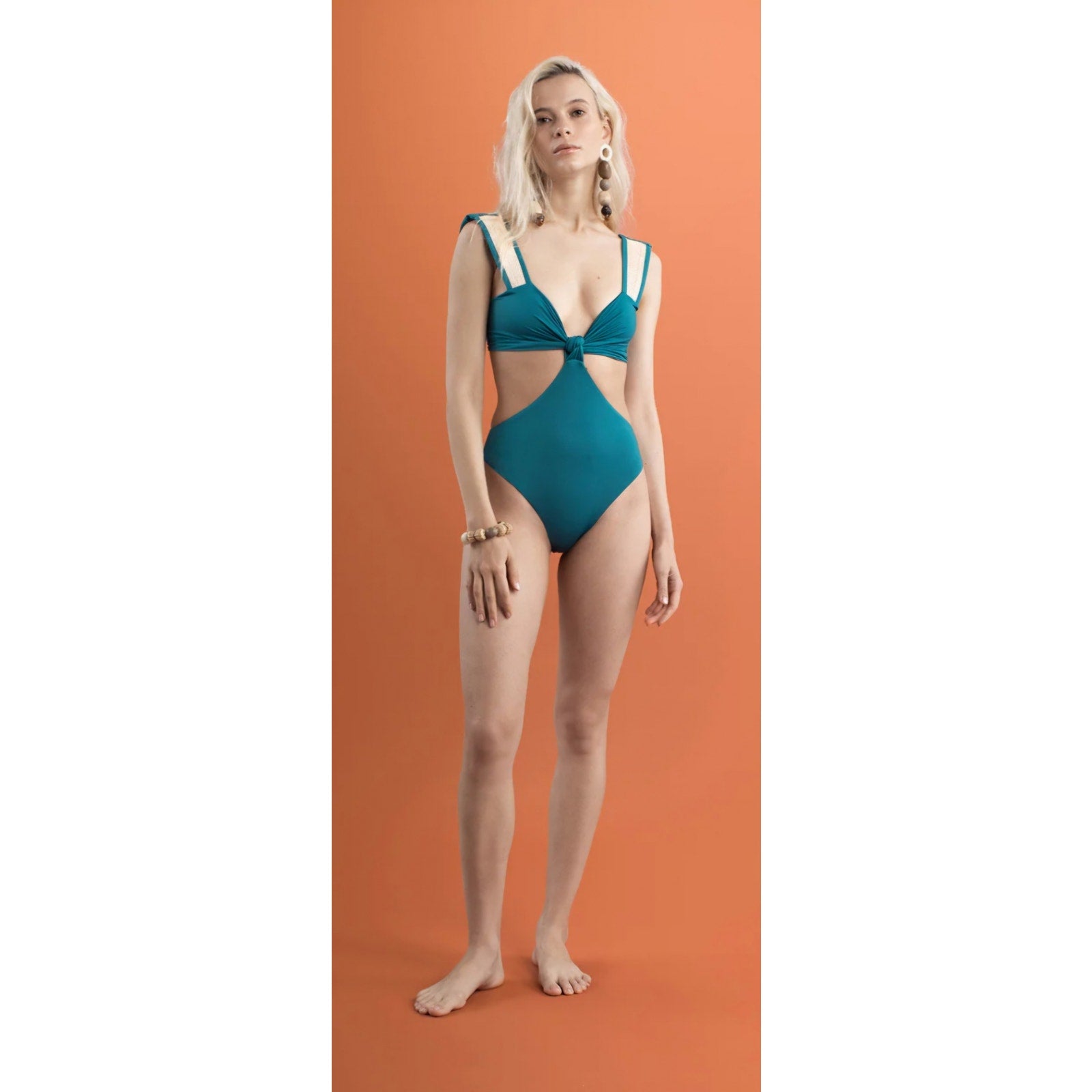 Armantia Magdalena One Piece Swimsuit US SIZE 2 Emerald Green Armantia