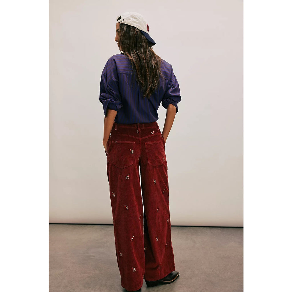 Free People Clifton Cord Wide-Leg Jeans