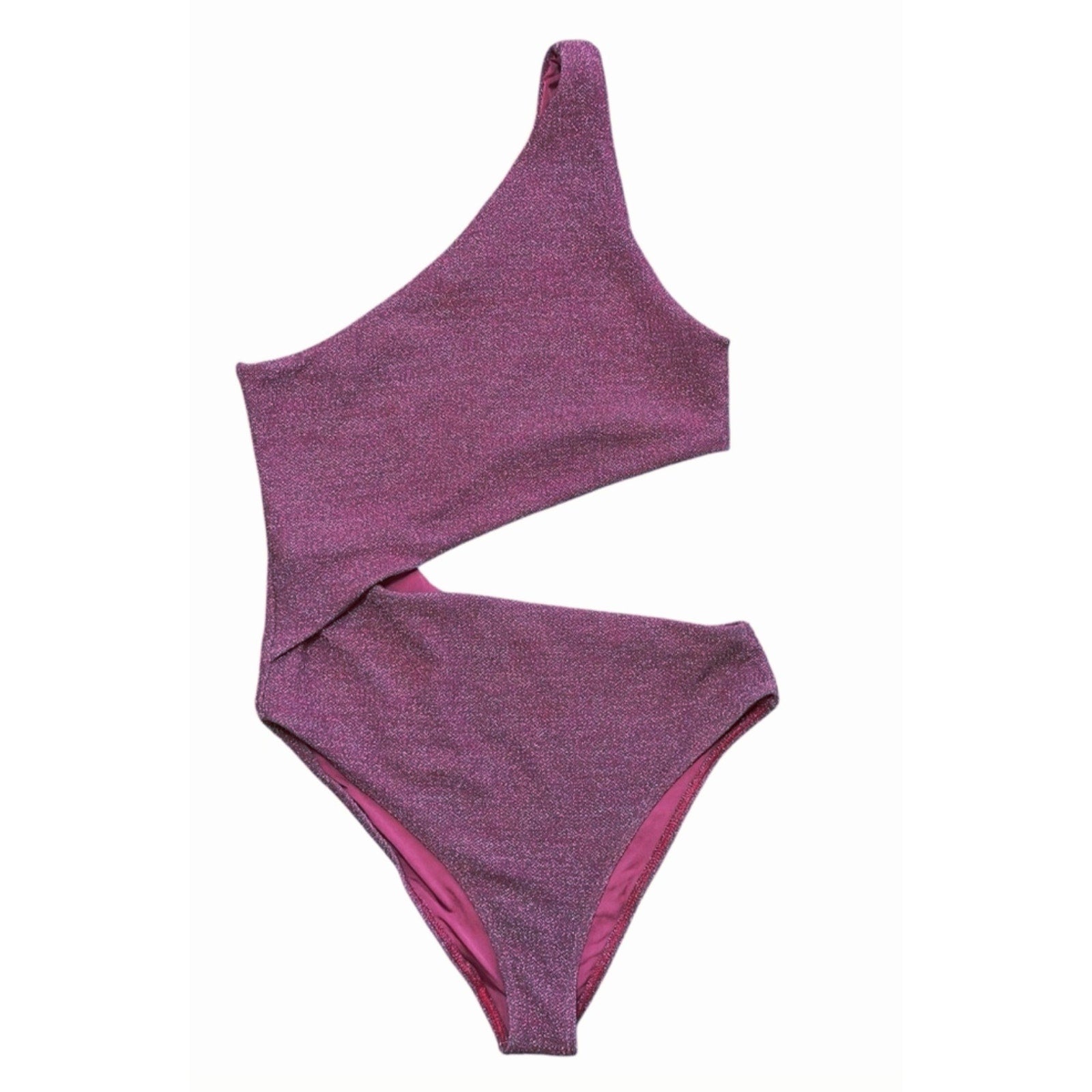 Free People Beach Riot Celine Shine One-Piece SMALL Purple AMETHYST Free People