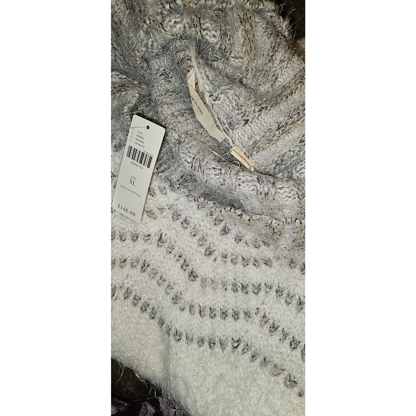 Anthropologie Sleeping Snow Eyelash Sweater Dress