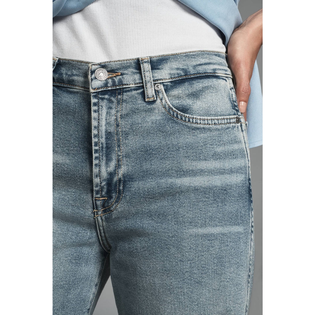Anthropologie All Mankind Lotta Mid-Rise Wide-Leg Jeans
