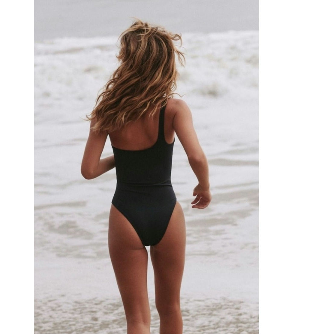FREE PEOPLE Tropic of C Como One-Piece Swimsuit One Shoulder SMALL Free People