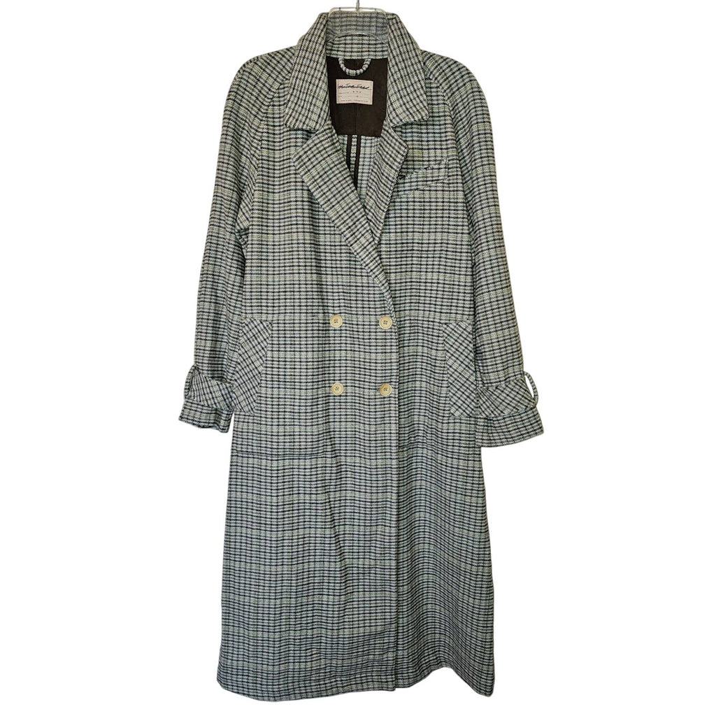 Free People Liberty Plaid Duster Jacket
