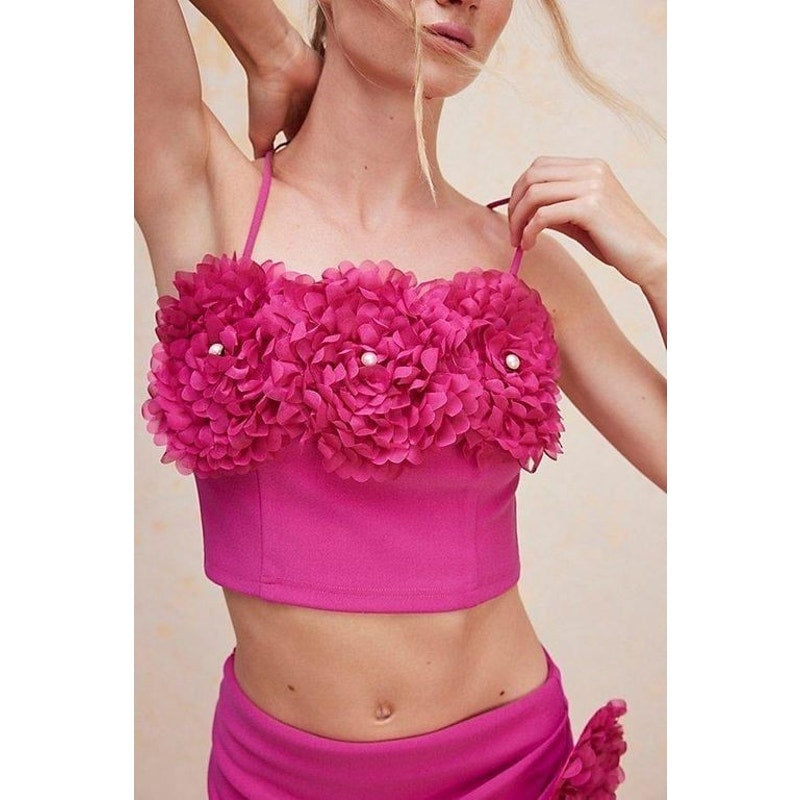New FREE PEOPLE Elliatt Prisca Set  $395 MEDIUM Pink SPECIAL OCCASION