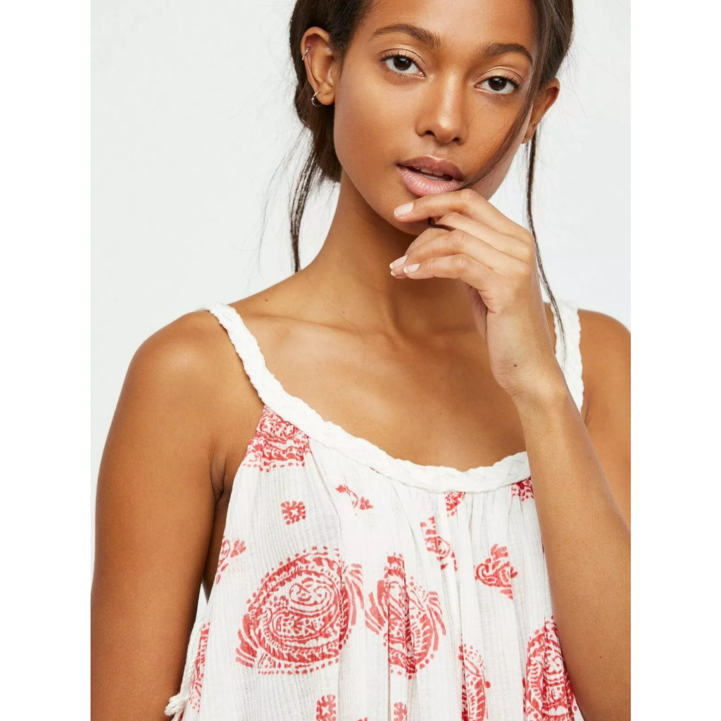 Free People Haveli Paisley Maxi Top