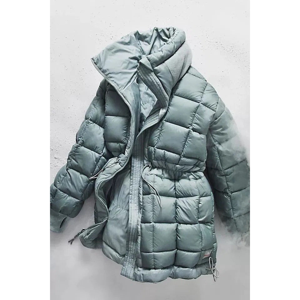 Free People Long Reversible Puffer Jacket
