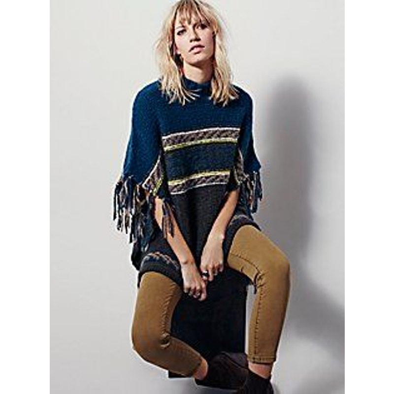 Free People Labyrinth Sweater Poncho