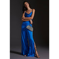 New Anthropologie Hutch Cowl Neck Jumpsuit $188 SIZE 4 Sapphire Special Occasion